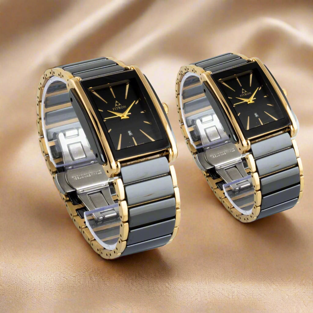 Fitron Couple Watch Set – Timeless Togetherness