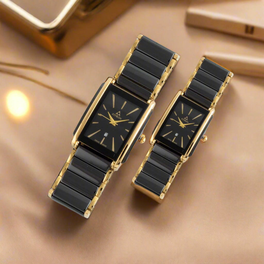 Fitron Couple Watch Set – Timeless Togetherness